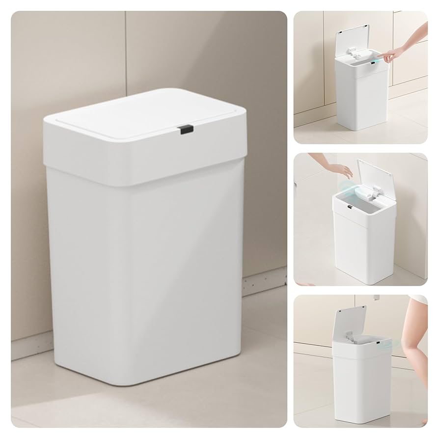 Amazon｜LYNLOO 自動開閉 ゴミ箱 フタ付きゴミ箱 15L スリム